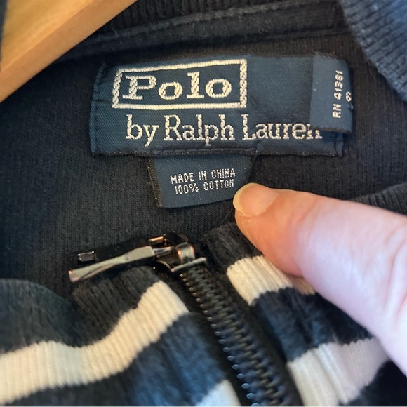 Polo Ralph Lauren Vintage Zip Front Sweatshirt Jacket. Size XL. - Picture 10 of 11